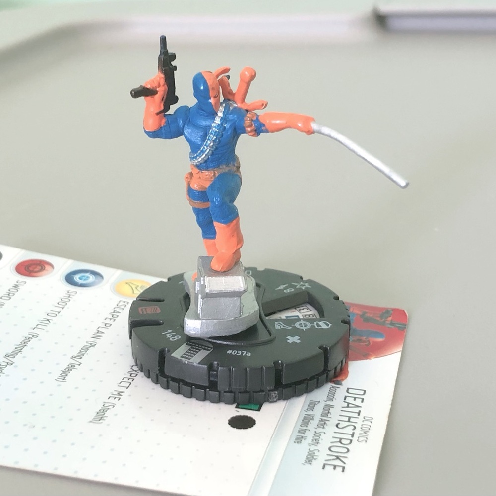 DC Comics HeroClix Teen Titans #037 Deathstroke Miniature